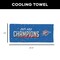 NBA Oklahoma City Thunder 2025 Champions Courtside Cooling Towel 12 x 31.5